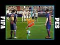 Lionel Messi Free Kicks FIFA vs PES [2006 - 2018]