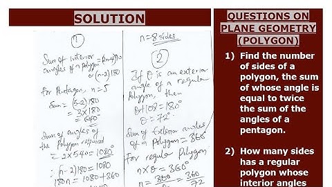 PLANE GEOMETRY (POLYGON)