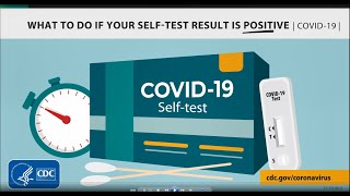 What to Do if Your Self-Test Result is Positive