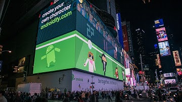 Androidify Times Square Experience