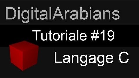 Formation: Langage C-19- Les procédures (NEW!) (الدارجة المغربية)