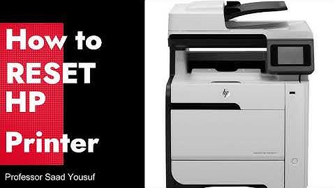 How to Reset HP LaserJet Pro Printer to Factory settings