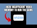 inZOI  Insufficient video memory to run the game (Quick fix)
