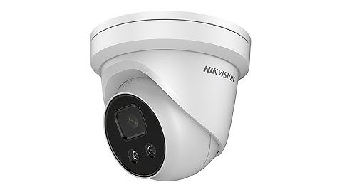 Hikvision smart camera AcuSense demo video
