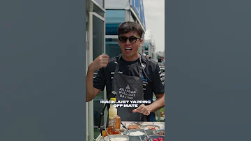 Isack Knew Albono Was Cooking Up A Beaver Tail Storm F1 Alexalbon Carlossainz Isackhadjar 