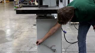 MSC 09514654 24 Vertical Metal-Cutting Variable Speed Bandsaw
Specifications and pricing for this machine can be seen at http://www.theequipmenthub.com. Do a search on our website search bar to find this specific machine. The Equipment Hub is a leading used metalworking machine tool dealer. We specialize in CNC and fabrication machine tool sales. We look forward to doing business with you! MSC 09514654 24 Vertical Metal-Cutting Variable Speed Bandsaw