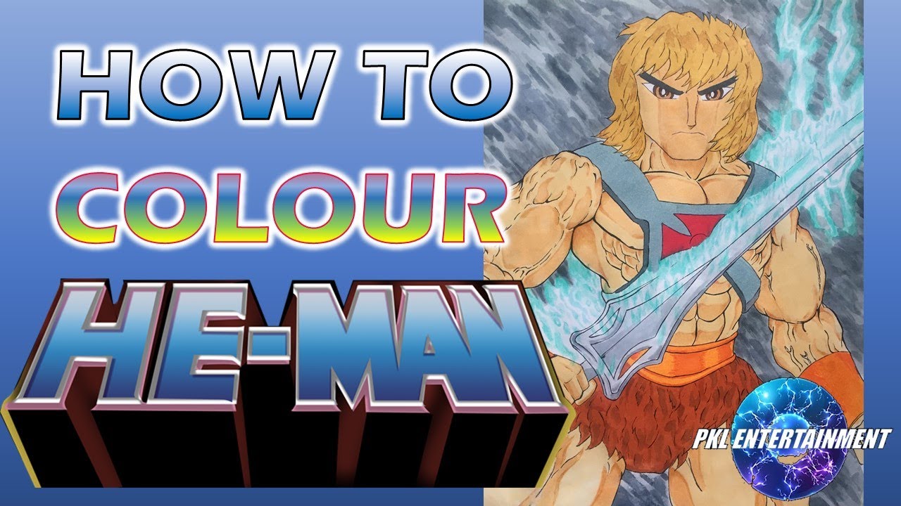 HOW TO COLOUR HE MAN - YouTube