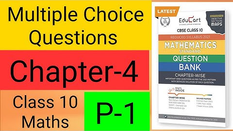 Educart Mathematics Std Class 10_ MCQ