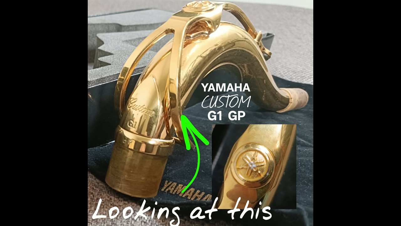 Saxophone bling - Yamaha G1 gold plated tenor neck. - YouTube