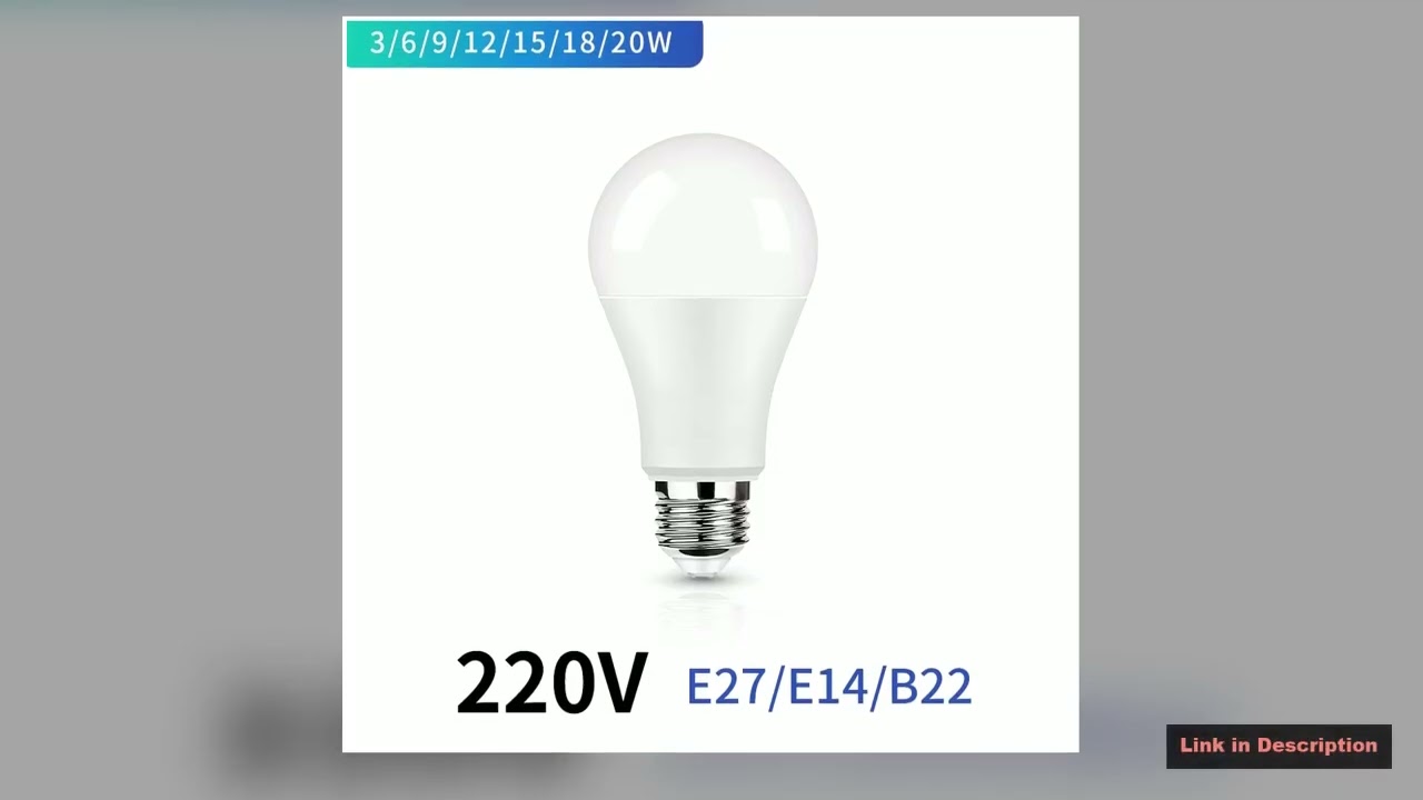 LED Bulb E27 E14 B22 AC220V 3W 6W 9W 12W 15W 18W 20W LED Lamp for Living Room Home Led Bulbs for