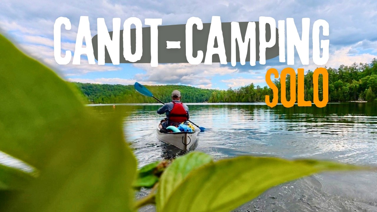 Canot-Camping en SOLO sur les terres publiques du Québec #hamac #campingsauvage
