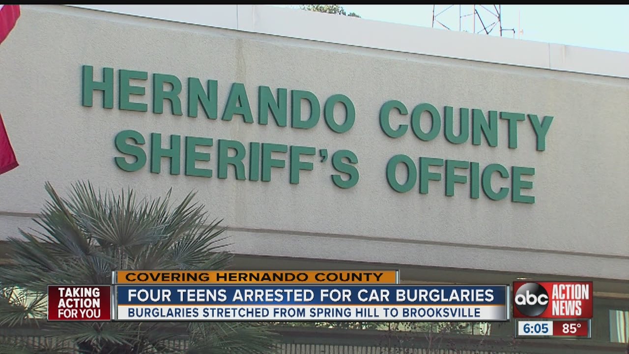 Teens arrested in string of burglaries - YouTube