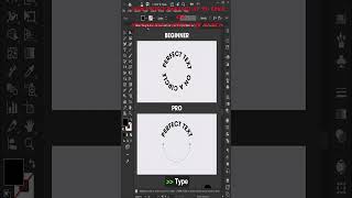 How to Type Perfect Text on a Circle in Illustrator(Beginner Vs Pro) #nndesignvideo#AdobeIllustrator