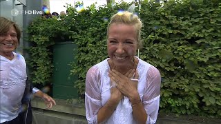 Andrea Kiewel - Wet T-Shirt - ZDF Fernsehgarten - 29. July 2018