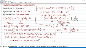 Homogeneous Differential Equations for Engineers (Part 3) - Easy Approach
