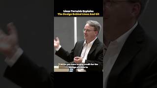 Linus Torvalds Explains The Design Behind Linux And Git #shorts #linux #git #coding #programming