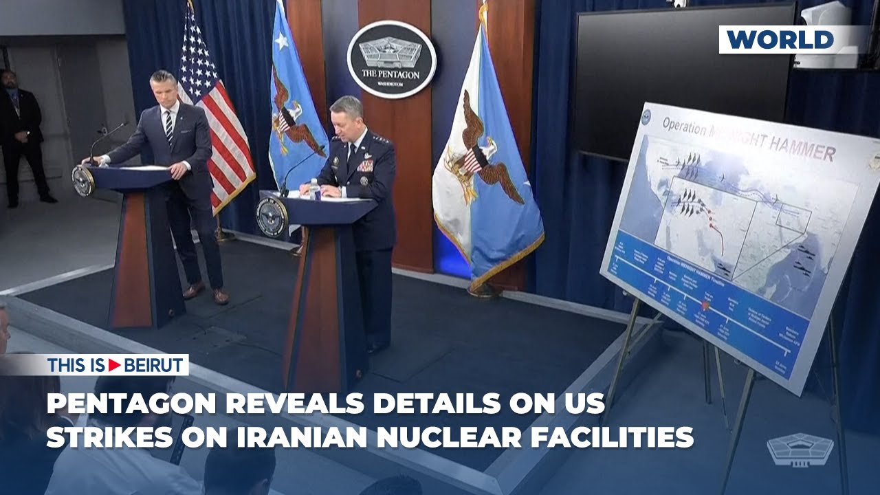 Pentagon Reveals Details on US Strikes on Iranian Nuclear Facilities