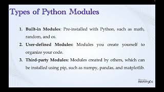 Python Modules Explained | What Are Modules & Why Use Them | Lec 34