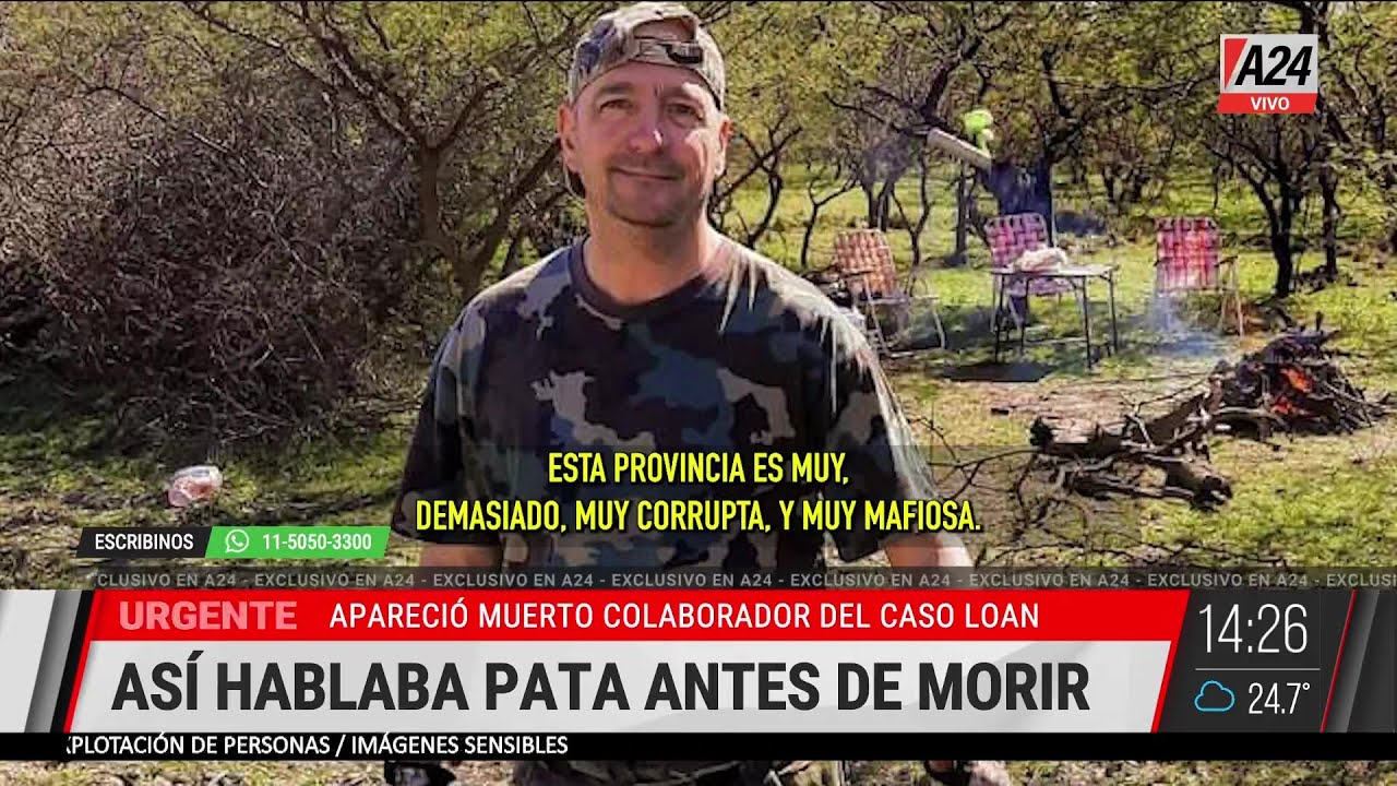 Caso Loan: investigan la muerte de un colaborador clave en la causa
