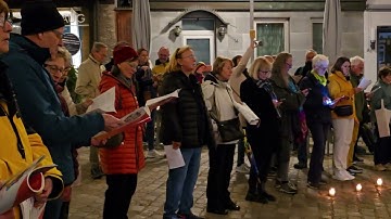 3. Oktober 2025 - "Hevenu Shalom Alechem" - Deutschland singt auf dem Marktplatz in Leonberg