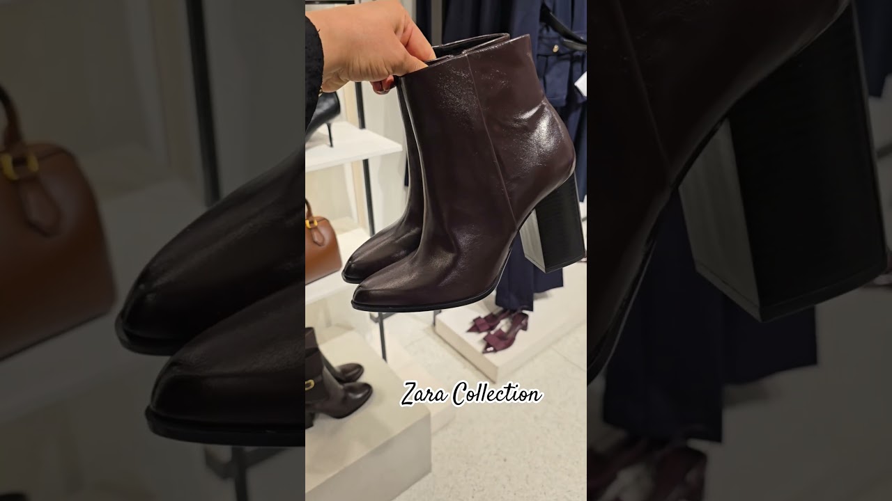 ZARA WOMEN'S SHOES NEW WINTER COLLECTION 2025