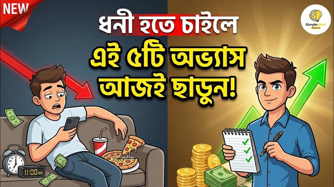 সারাজীবন গরিব থাকার ৫টি মূল কারণ! 🤯 | ২০২৬ সালে ধনী হওয়ার আসল সিক্রেট