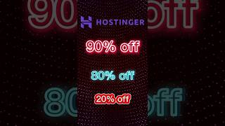 Hostinger Coupon Code 85% OFF + 20% | Get Extra Discount ! 2026