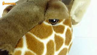 TESTA DI GIRAFFA   TROFEO DI CACCIA IN PELUCHE BIBIB screenshot 3