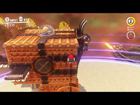 Видео: Super Mario Odyssey - Showdown в замъка на Bowser и как да победите битката за шеф на Mecha Broodal