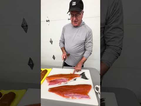 Jeff Barber Salmon Fillet WC Knives Tracks Field Trials