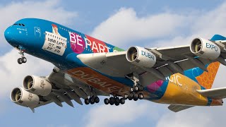 ✈ 20 Planes Lined Up and Landing at JFK Airport - Plane Spotting.