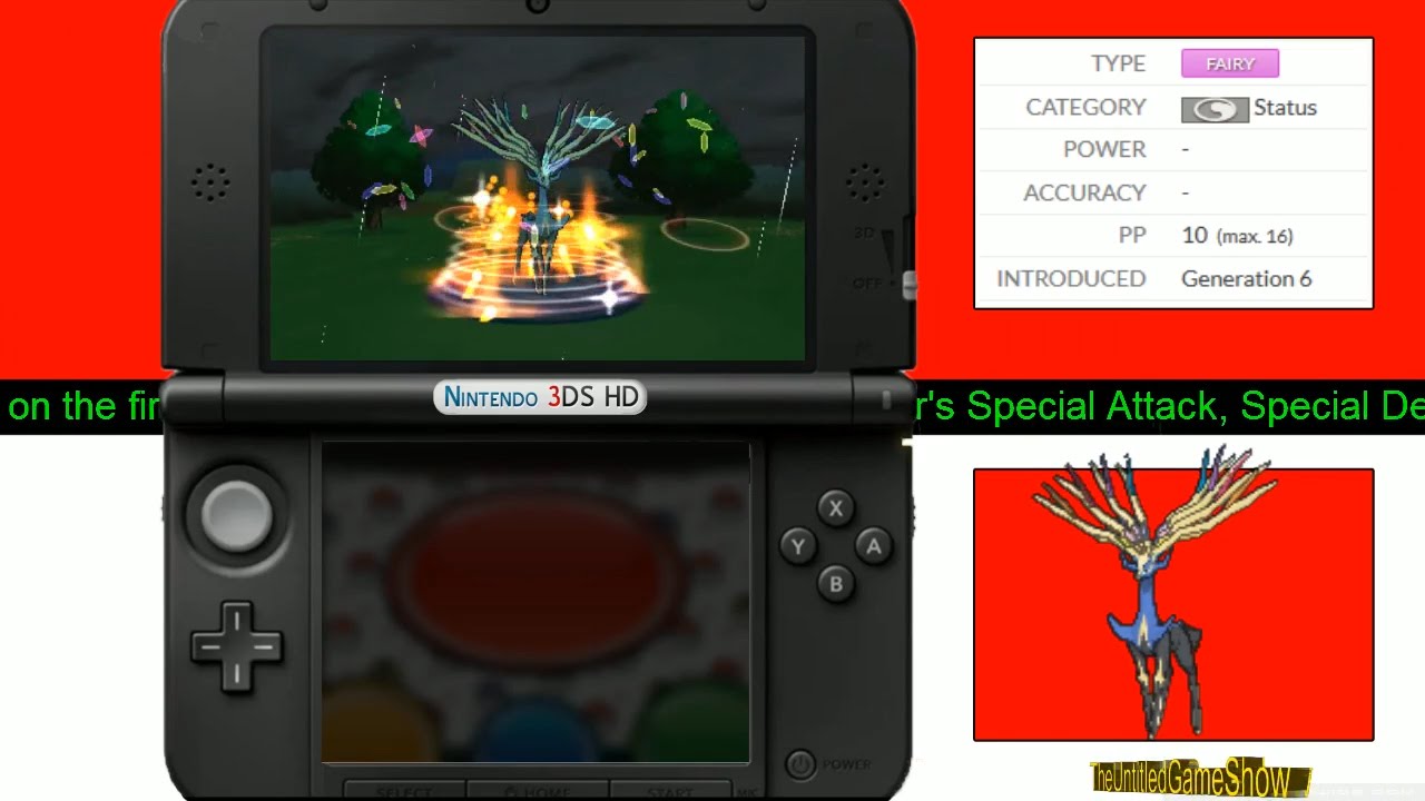 Geomancy move Xerneas Pokemon XY Signature Legendary Moves 20 YouTube