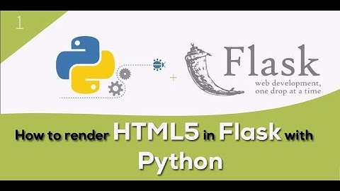 Python with Flask | how to render html page inside Python and Flask web app development