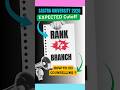 SASTRA University 2026 Expected Cutoff | Rank vs Branch | How to do best counseling ? #cutoff