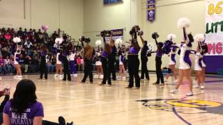 Fresno high pep and cheer 2015 pig rally