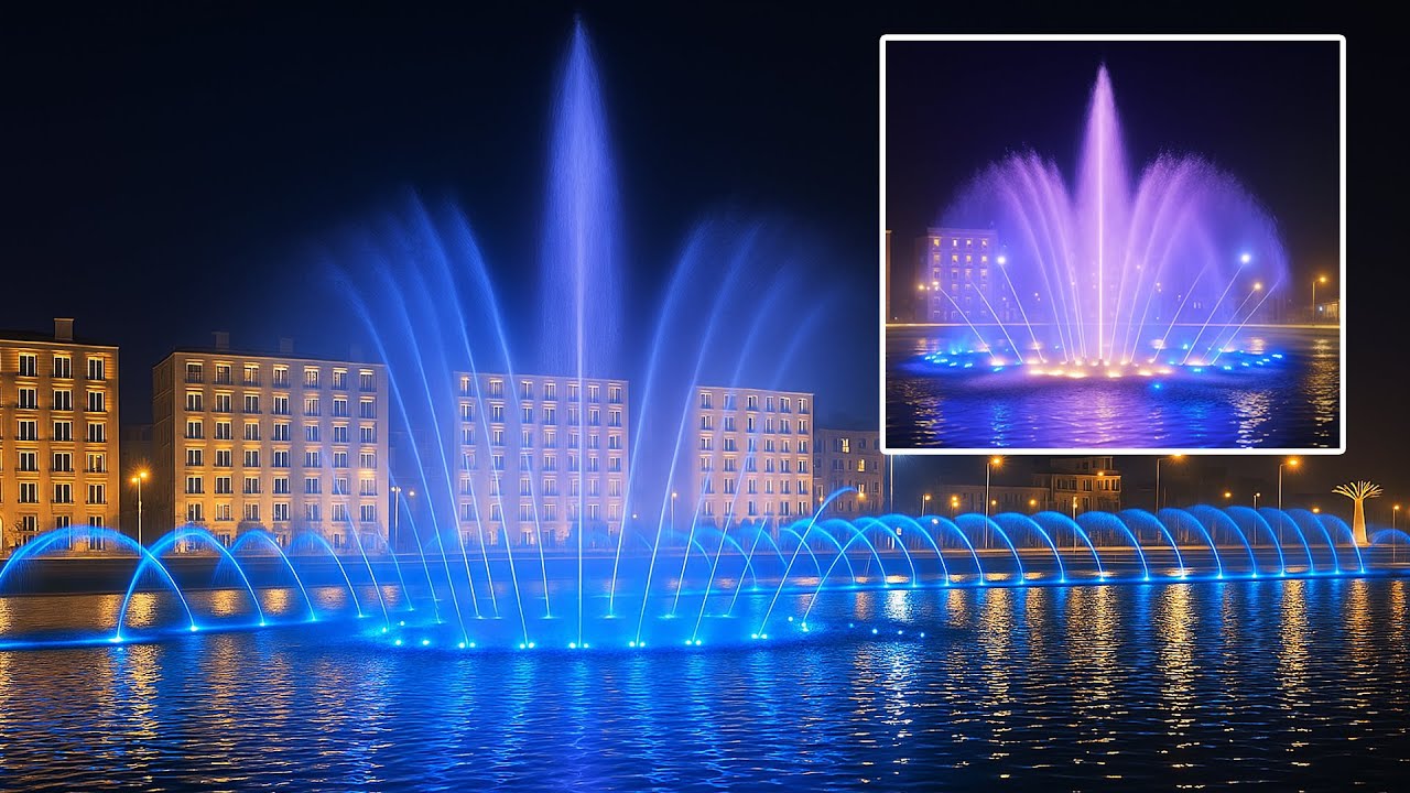 Amazing Magical Night Fountain Show in Pakistan