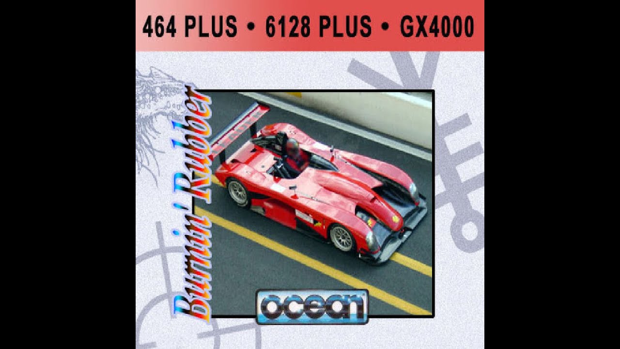 Notice Jeu Burnin' Rubber – Amstrad GX-4000, 464, 6128 Plus (occasion)