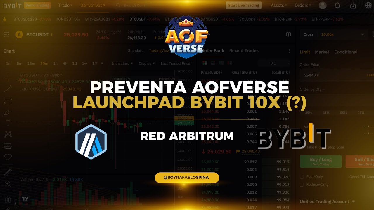 Nueva Preventa LAUNCHPAD con POTENCIAL 10x en Bybit llamado AOFVERSE, paso a paso detallado 🔥⚡
