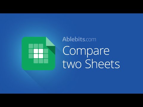 Compare Google Sheets