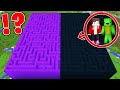 JJ and Mikey Found A TALLEST END/NETHER MAZE in Minecraft Maizen!