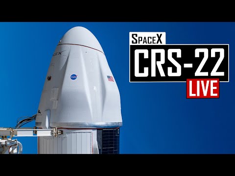 SpaceX CRS-22 Cargo Dragon Launch 🔴 Live