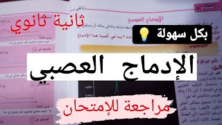 الادماج  العصبي للسنة الثانية ثانوي