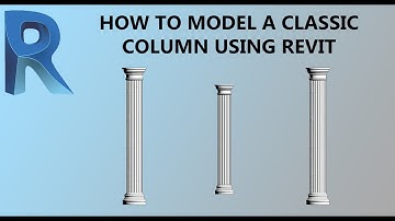 how to model a classic column using Revit