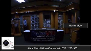 ALARMCLOCK-DVR-V2 Hidden Camera Alarm Clock Sample Video