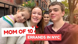 Errands in NYC + 🥬 My Green Smoothie Recipe! ❤️ Mom of 10 🗽 P.O. Box Unboxing 🙌🏼