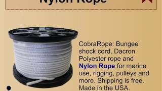 Nylon Rope For Sale
