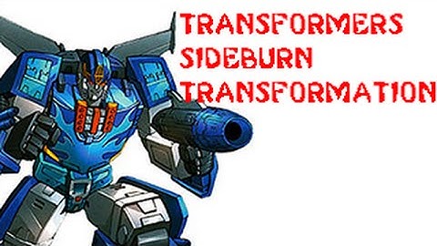 STOP MOTION - Transformers Sideburn (Botcon 2011 Blue Hotrod) Transformation