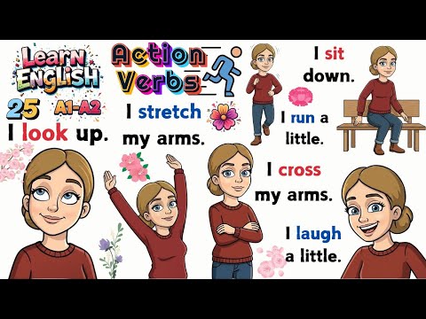 Speak English Every Day 25 Body Action Verbs You Use Every Day 