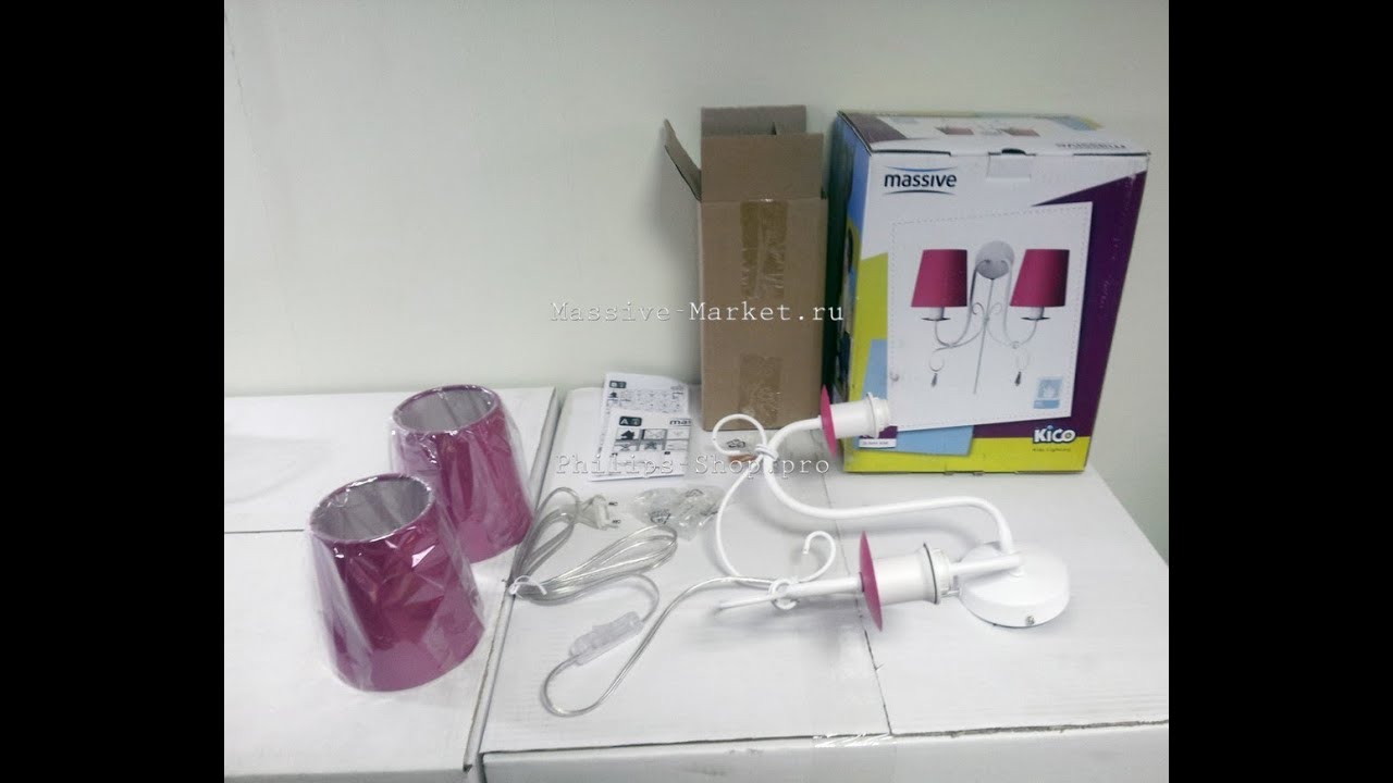 Бра детская Massive 45694-28-10 Princess 2xE14 40W