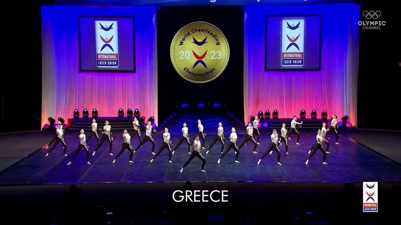 2023 ICU - Senior Cheer Jazz GREECE (Semi-Finals)